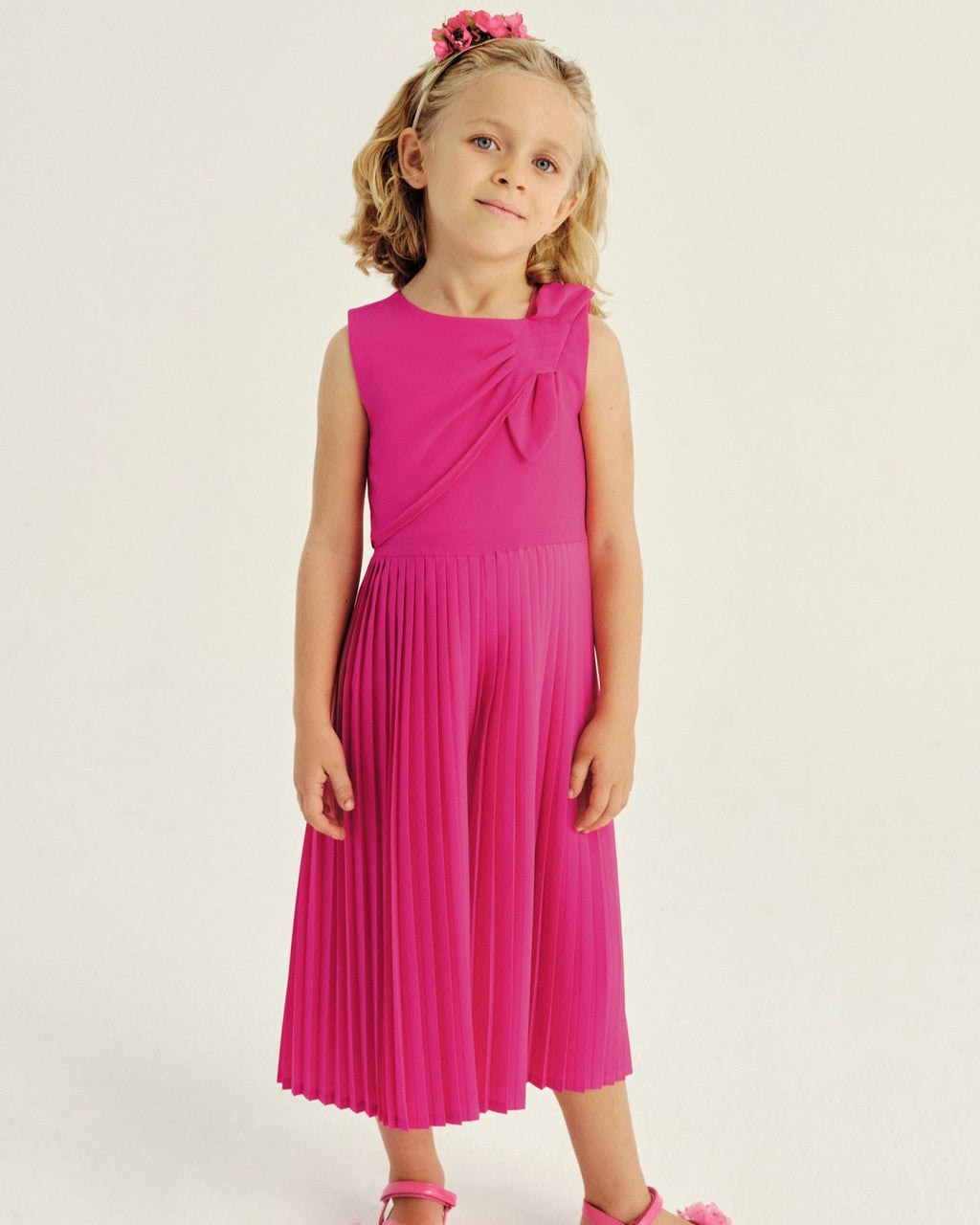 Mayoral Girls Pleated Jumpsuit_ 3872 - NorthGirls