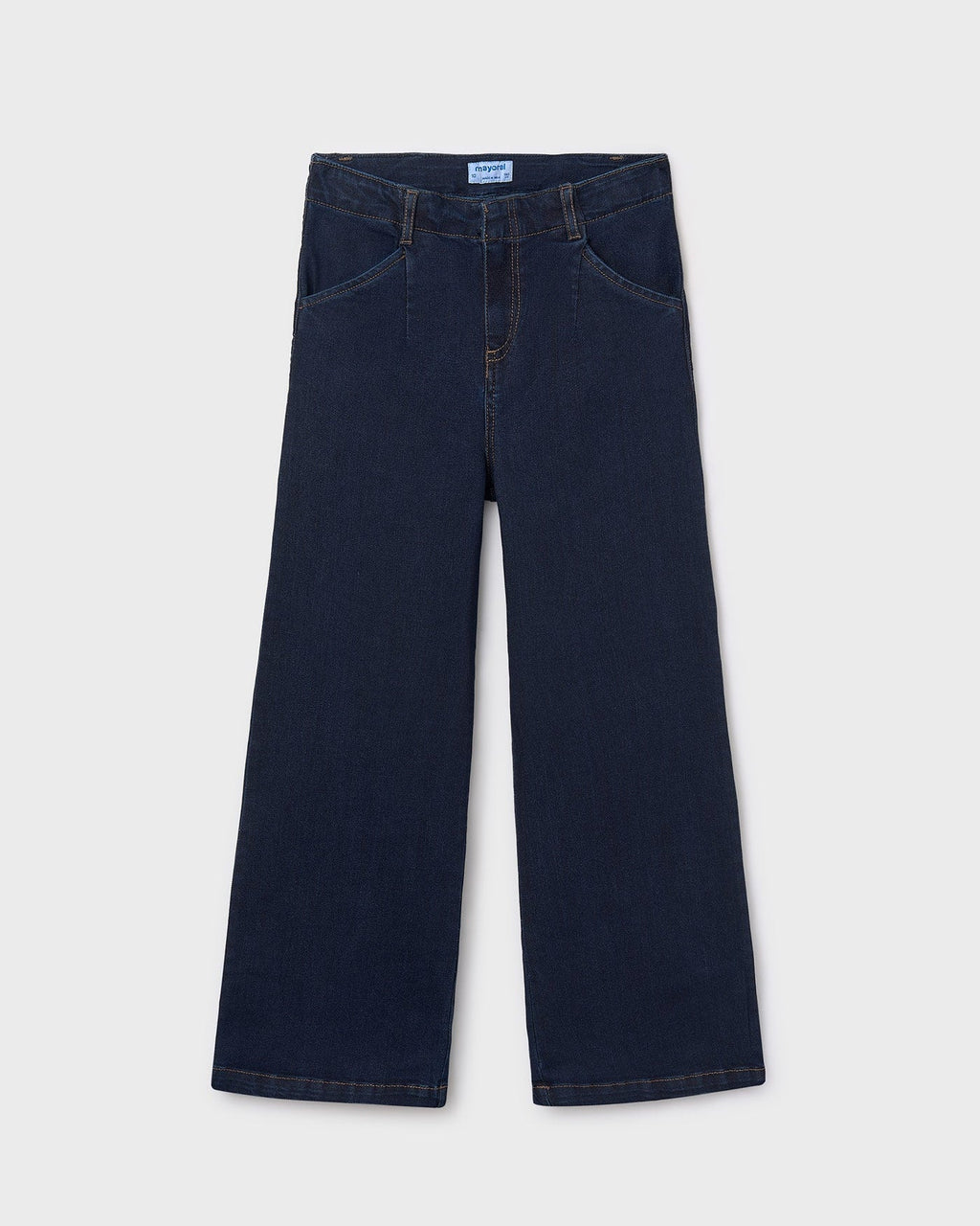 Mayoral Girls Relaxed Long Denim Pants_ 7573 - NorthGirls