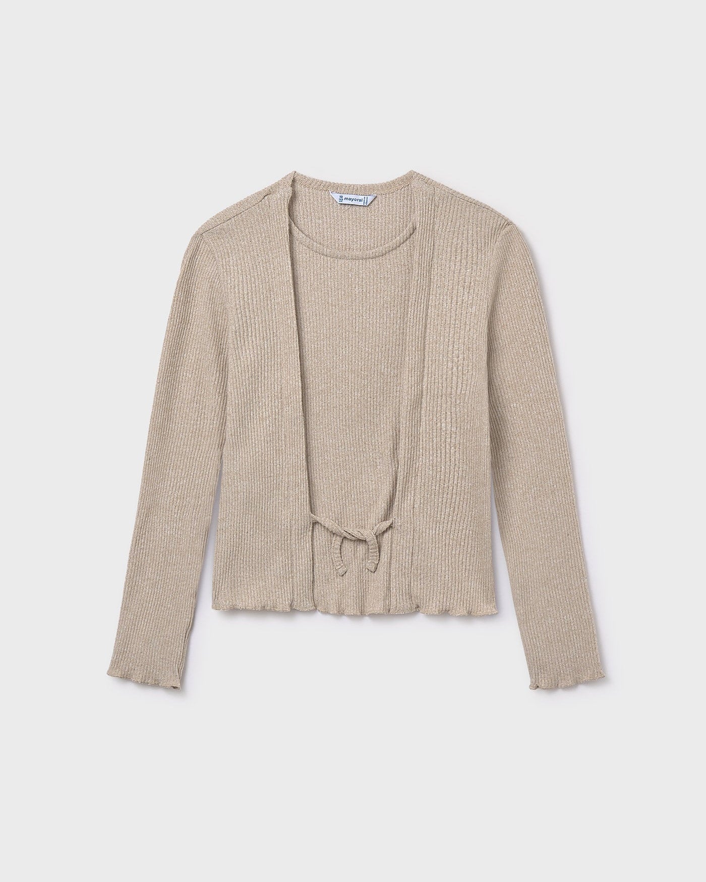 Mayoral Girls Rib Knit Top_ 7033 - NorthGirls