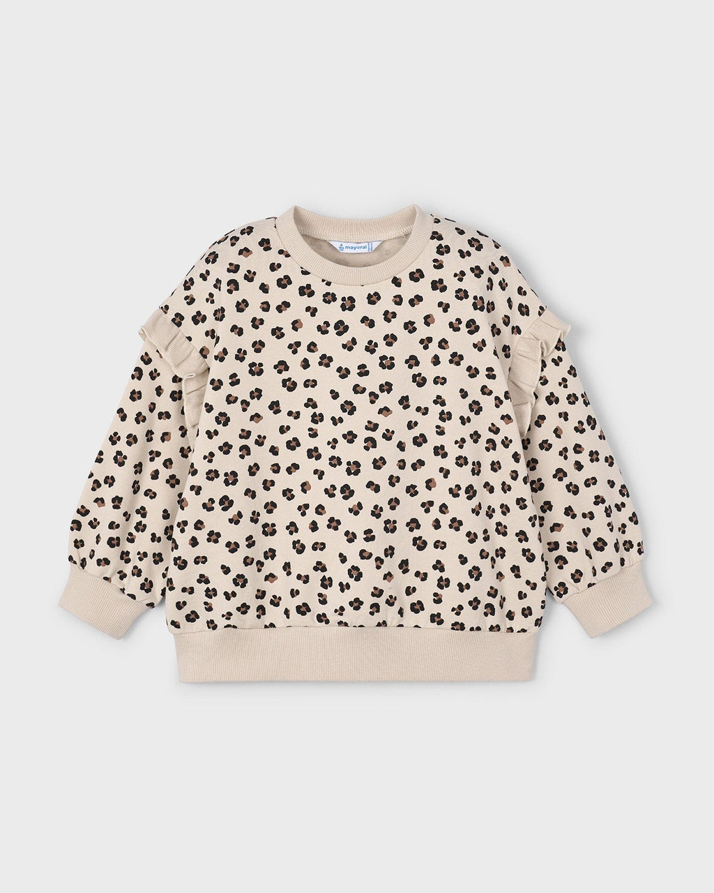 Mayoral Girls Ruffle Sleeve Pullover_ 4433 - NorthGirls