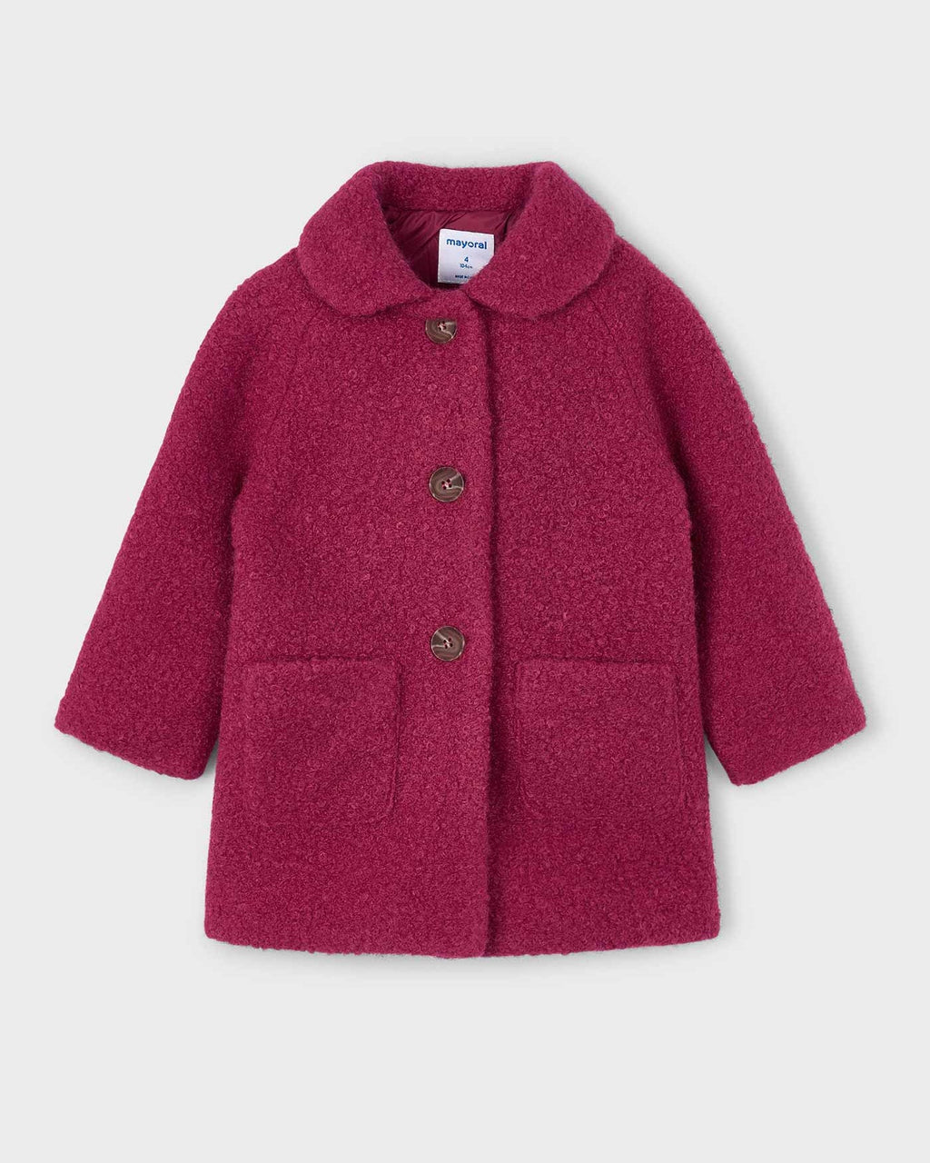 Mayoral Girls Shearling Coat_ 4439 - NorthGirls
