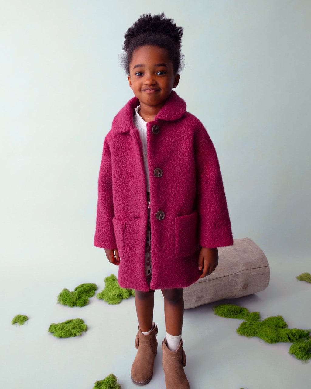 Mayoral Girls Shearling Coat_ 4439 - NorthGirls