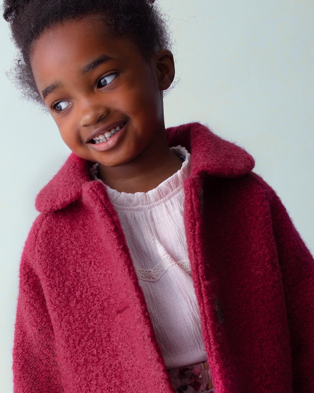 Mayoral Girls Shearling Coat_ 4439 - NorthGirls