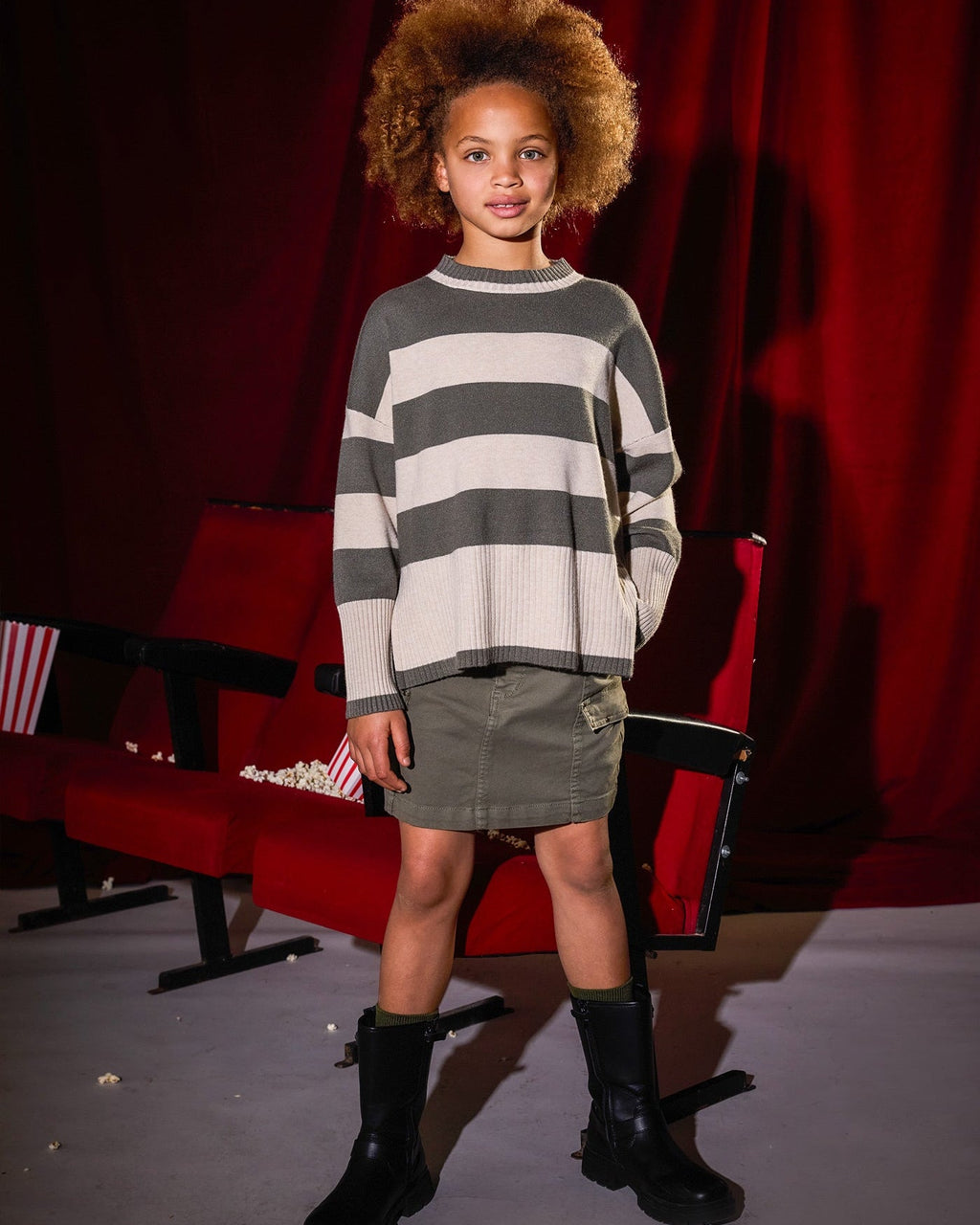 Mayoral Girls Twill Skirt_ 7905 - NorthGirls