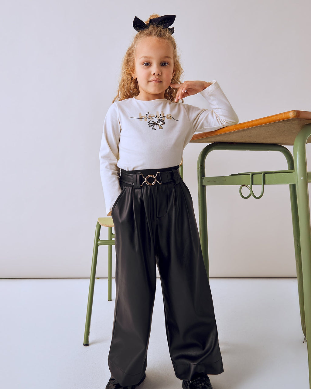 Mayoral Girls Wide Leg Pants_ 4574 - NorthGirls