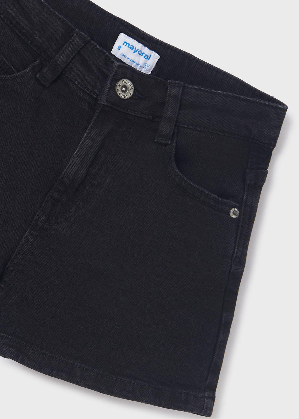 Mayoral Junior Basic Denim Shorts _Black 235 - 52 - NorthGirls