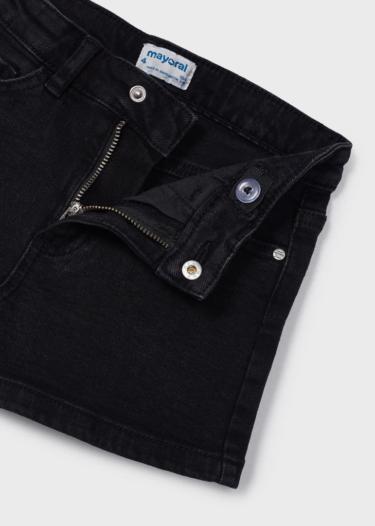Mayoral Mini Basic Denim Shorts _Black 0236 - 68 - NorthGirls
