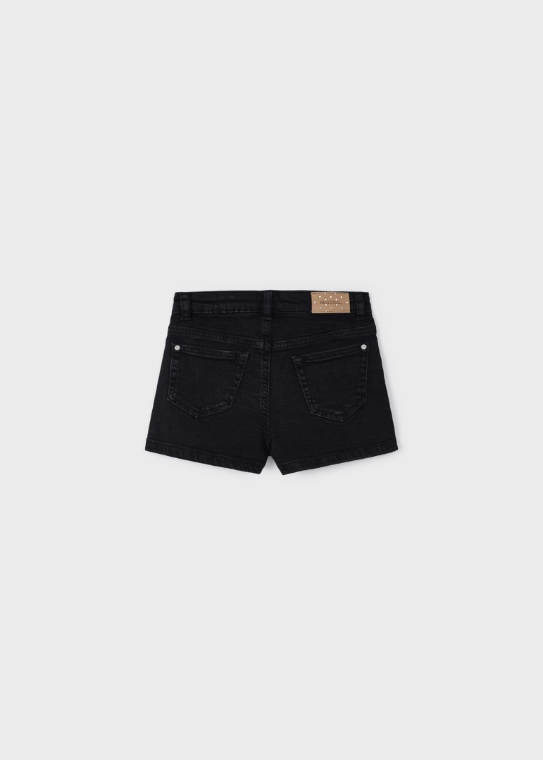 Mayoral Mini Basic Denim Shorts _Black 0236 - 68 - NorthGirls