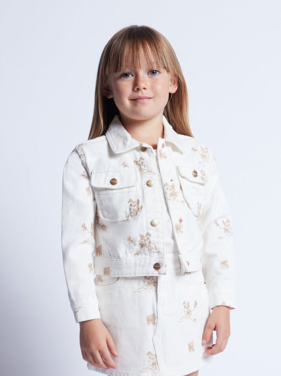 Mayoral Mini Cream Denim Jacket_ 3472 - 70 - NorthGirls