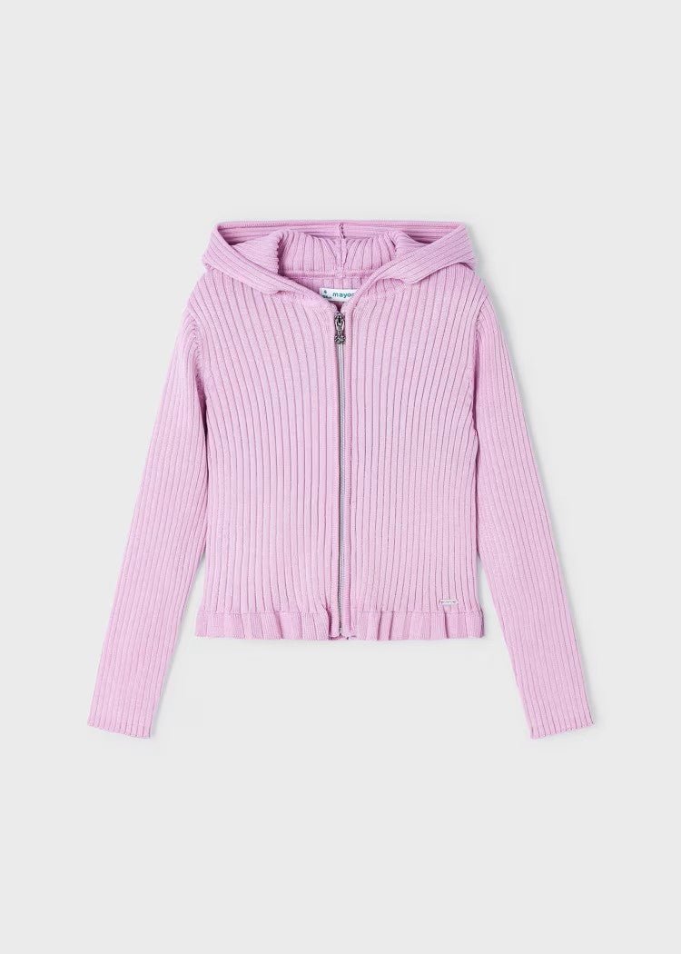 Mayoral Mini Knit Zipper Hoodie Cardigan - NorthGirls
