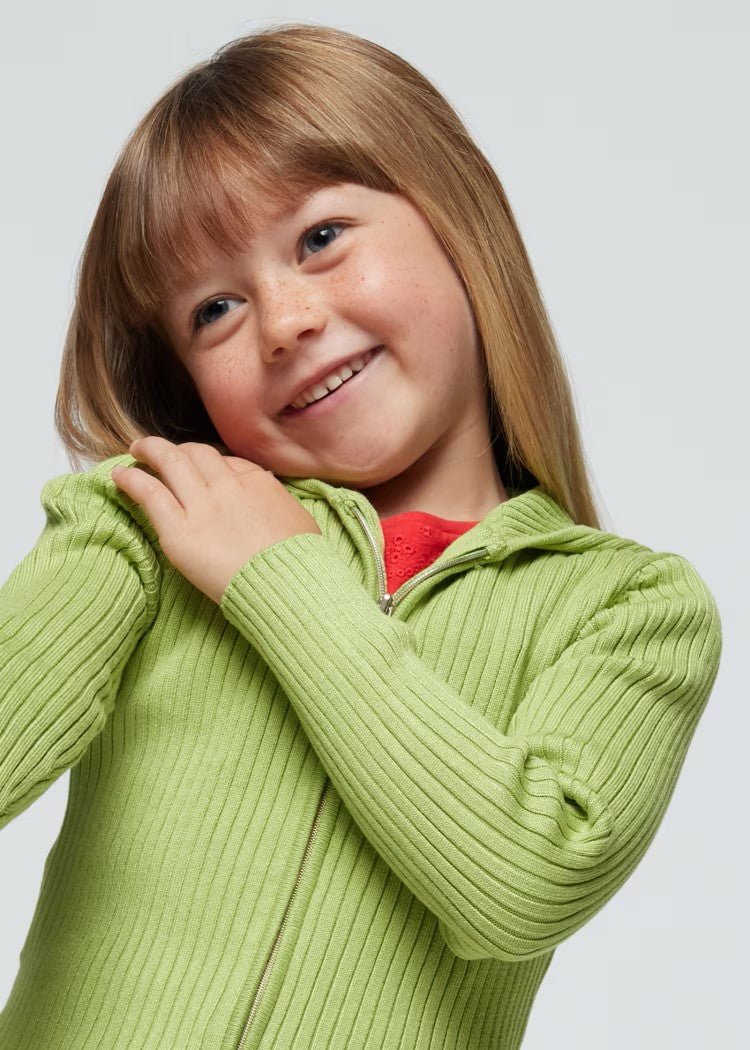 Mayoral Mini Knit Zipper Hoodie Cardigan - NorthGirls