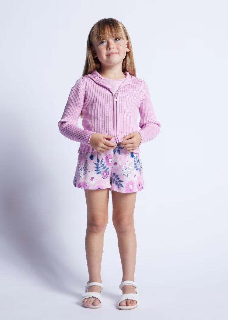 Mayoral Mini Knit Zipper Hoodie Cardigan - NorthGirls