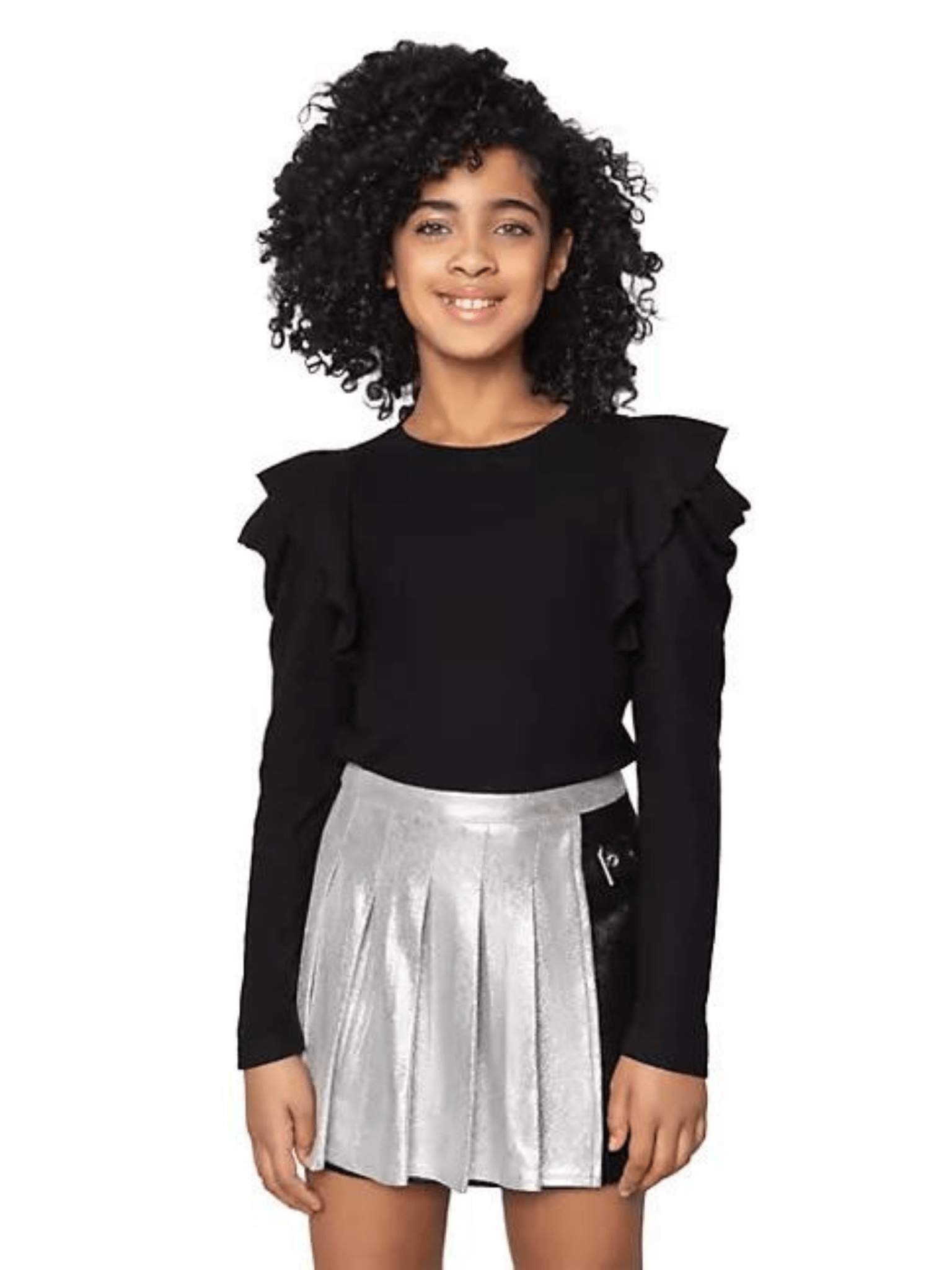 MIA Silver & Black Schoolgirl Pleated Skirt _336 - 1950 - NorthGirls