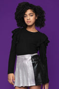 MIA Silver & Black Schoolgirl Pleated Skirt _336 - 1950 - NorthGirls