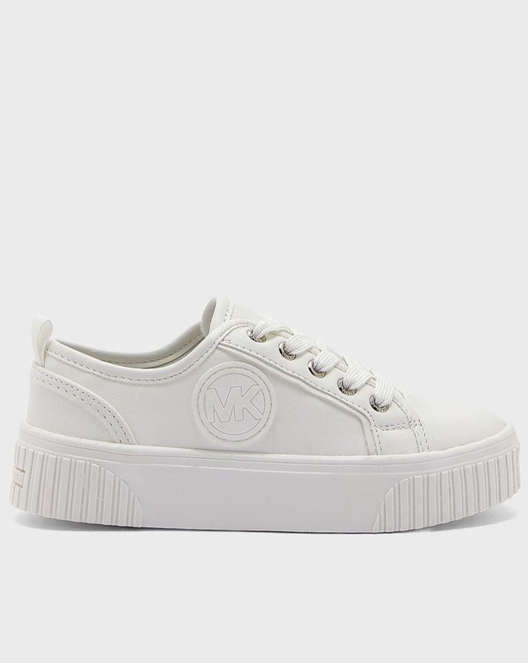 Michael Kors Lace - Up Sneakers w/Logo White_MK100665C - WHT - NorthGirls