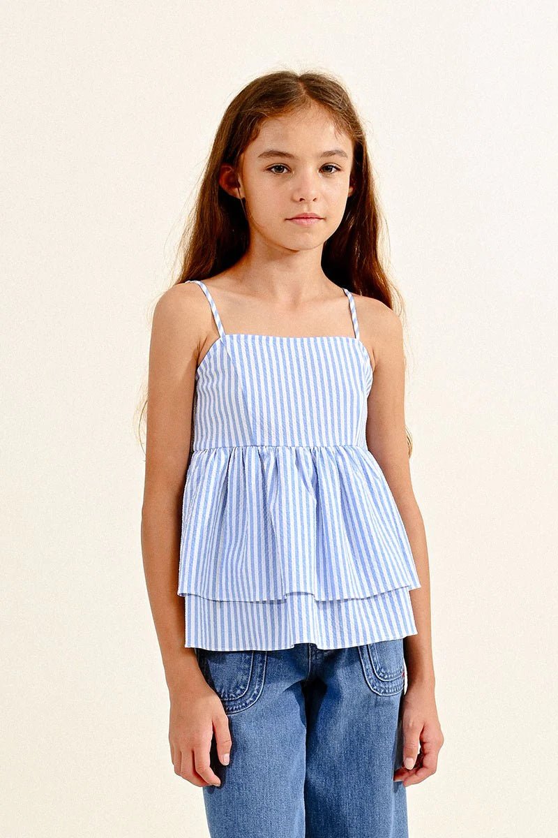 Mini Molly Striped Camisole _ MMT221CP - NorthGirls