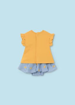 Mayoral Baby Newborn Yellow Skirt Set_ 1812-19