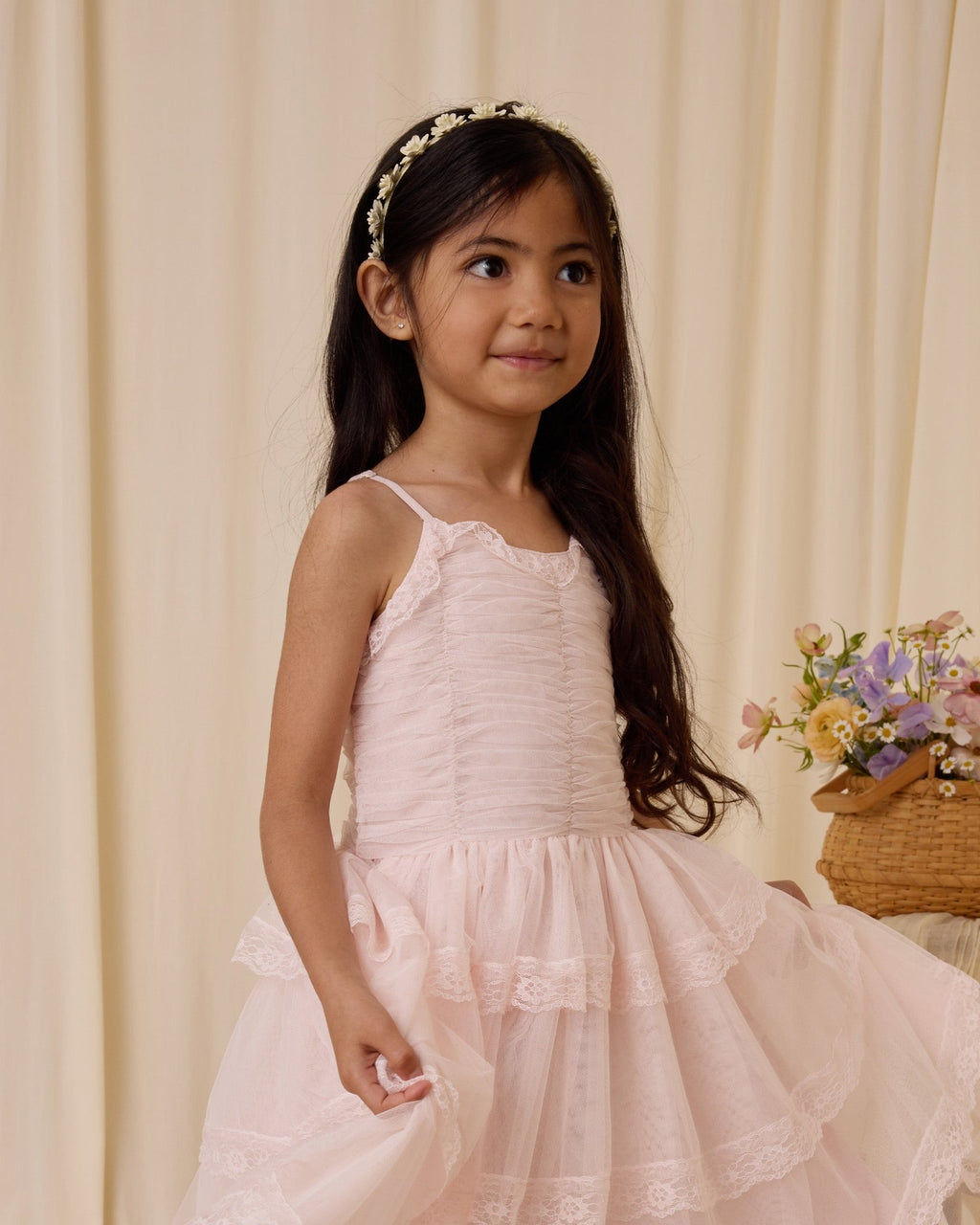 Noralee Girls Audrey Dress_ NL023BSTAN - NorthGirls