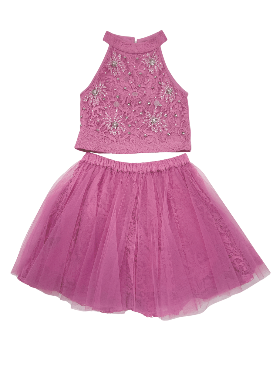 Ooh! La La! Candy Pink Kenna Top & Skirt Set - NorthGirls