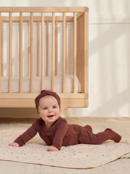 Quincy Mae Baby Mocha Zip Sleeper & Hat Set _QM335TRA - 508 - NorthGirls