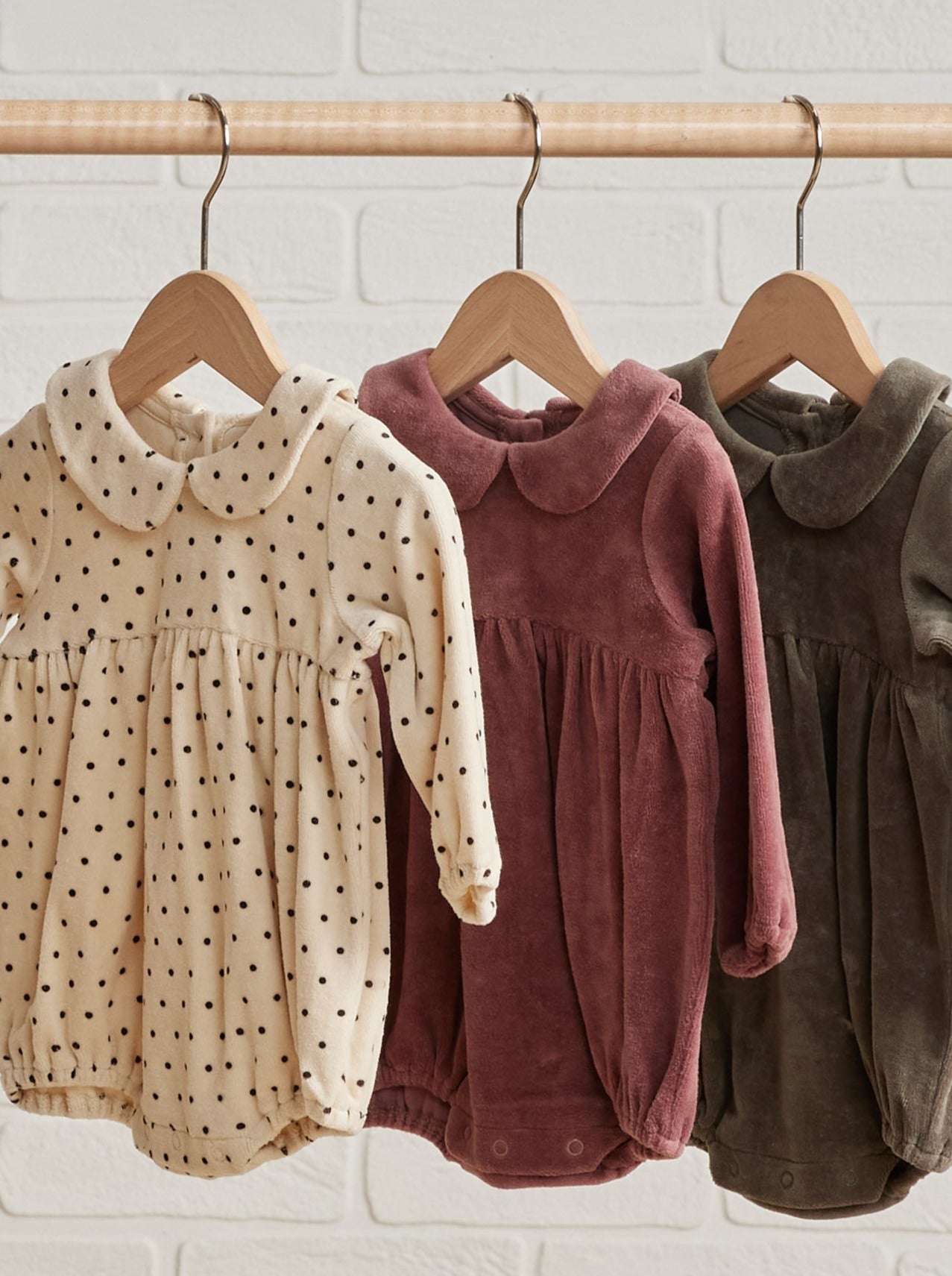 Quincy Mae Plum Velvet Romper _QM459GIFF - P1152 - NorthGirls