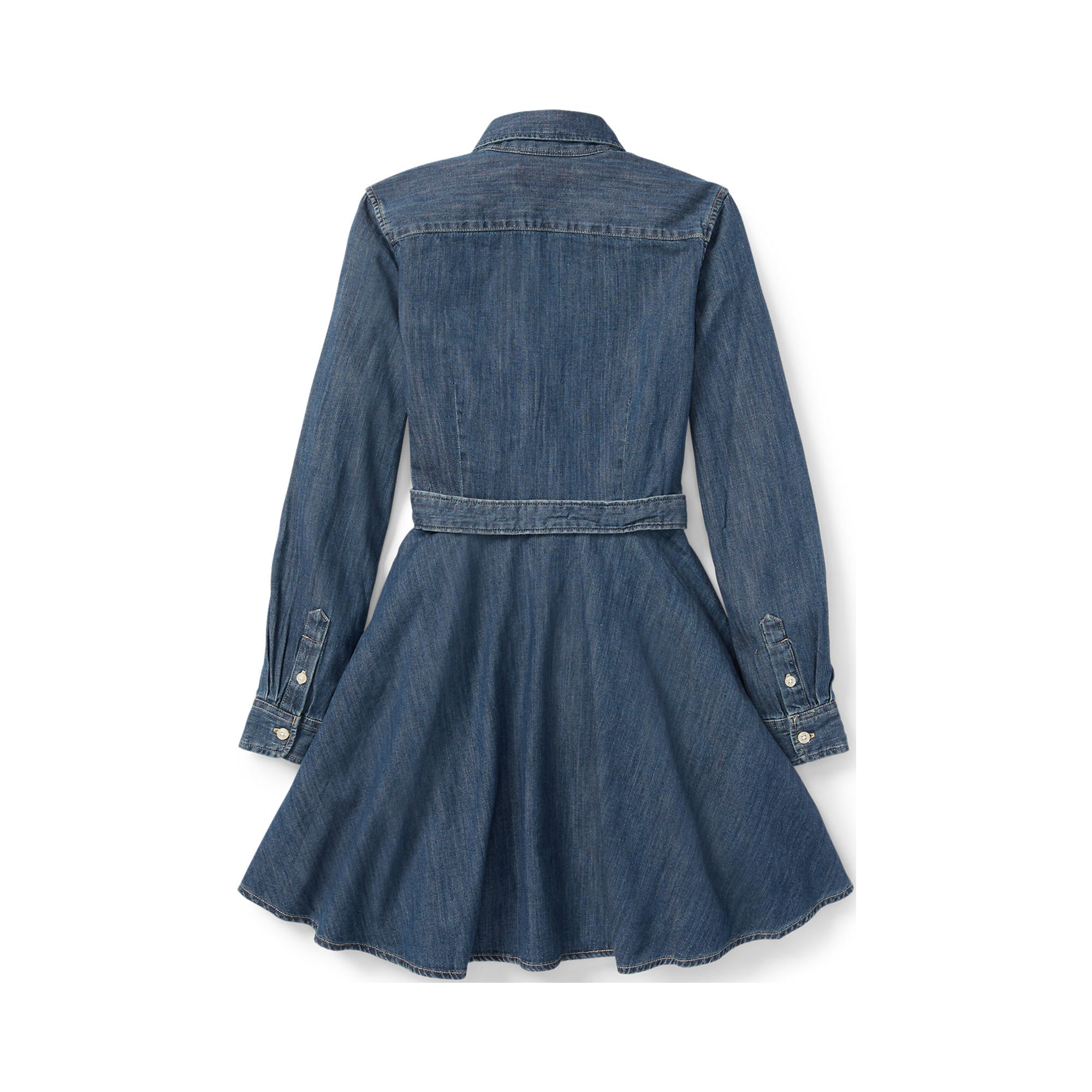 Ralph Lauren Girls Belted Cotton Denim Skirt Dress – NorthGirls Ralph Lauren Girls Belted Cotton Denim Skirt Dress – NorthGirls