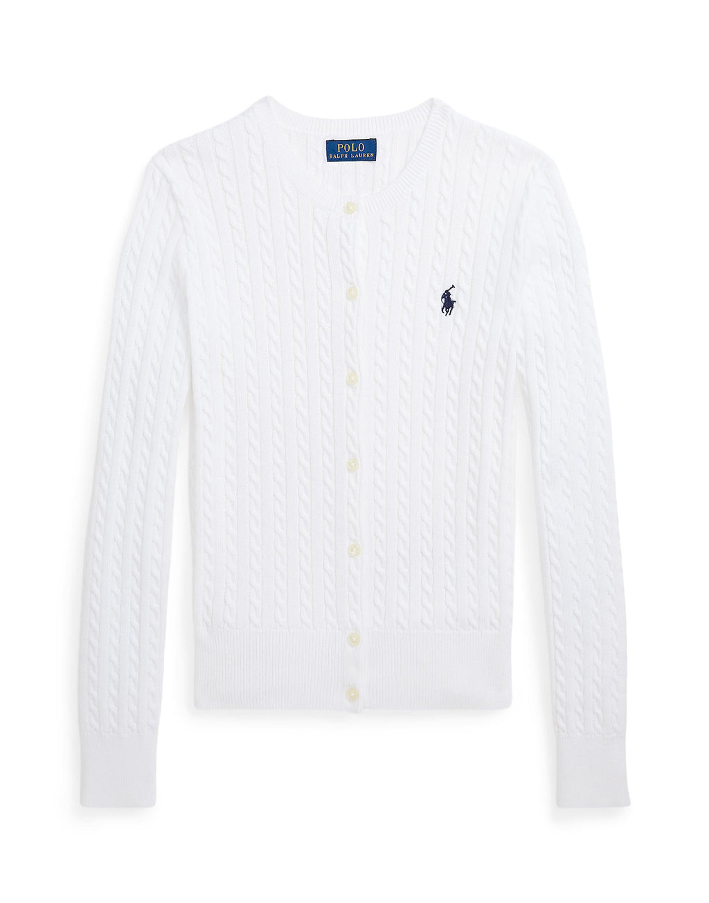 Ralph Lauren Girls Cable Cotton Cardigan - NorthGirls