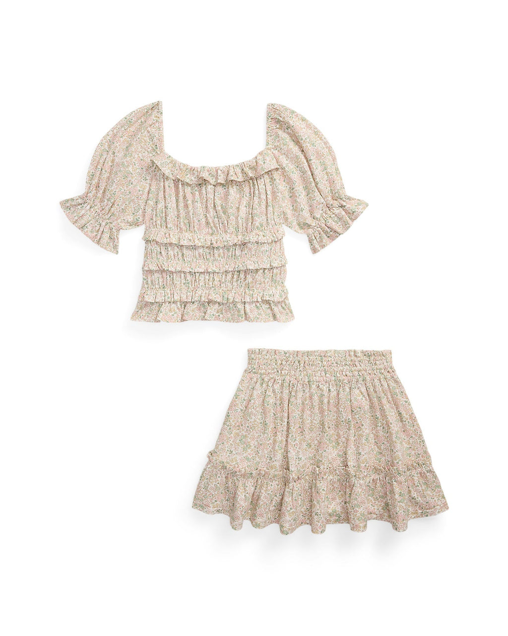 Ralph Lauren Girls Tier Skirt & Top Set - NorthGirls