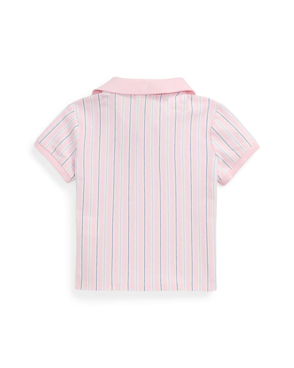 Ralph Lauren Mini Girls Striped Oxford Mesh Boxy Polo Shirt - NorthGirls