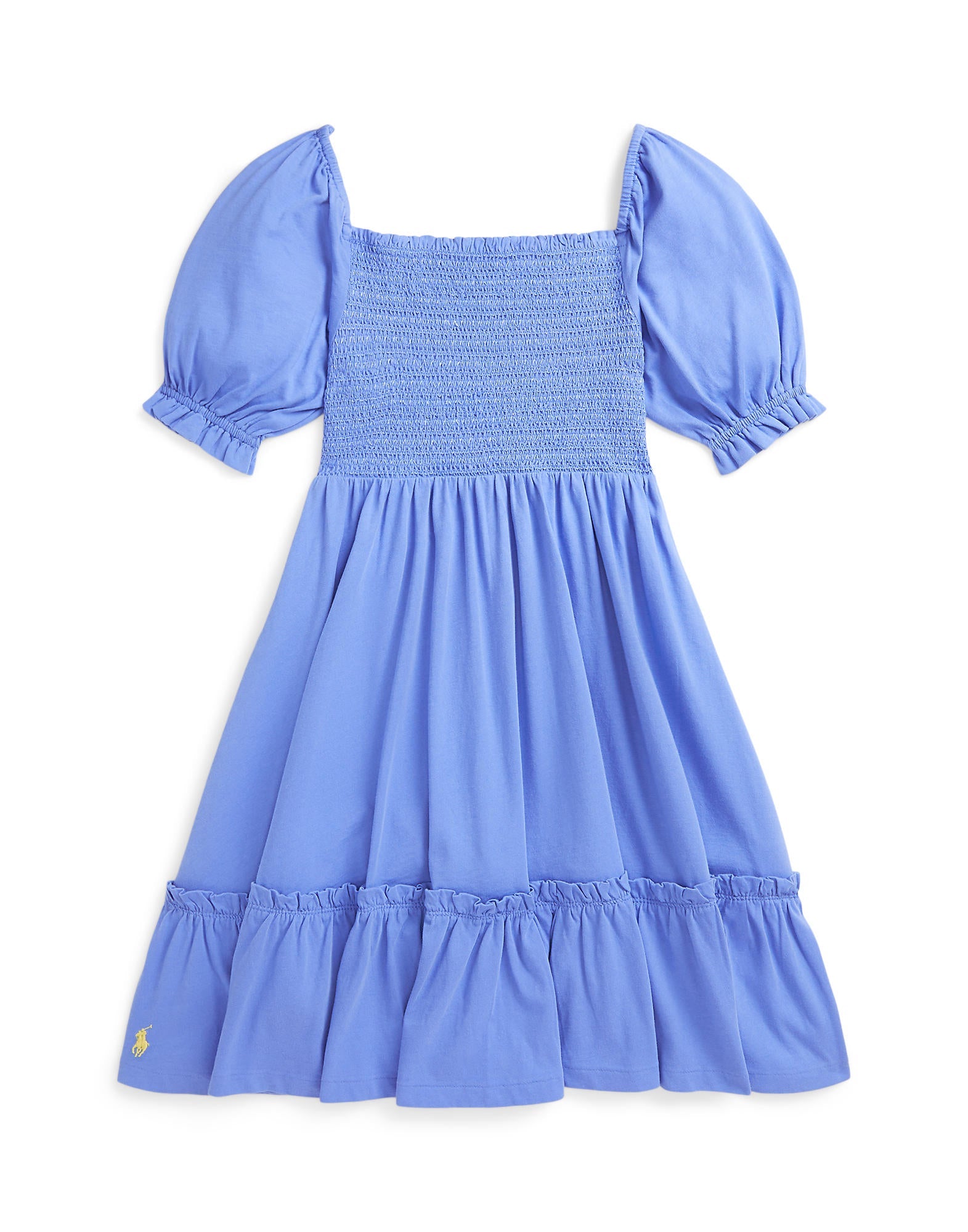 Ralph Lauren Smocked Cotton Jersey Dress_ 313965188001 NorthGirls Ralph Lauren Smocked Cotton Jersey Dress_ 313965188001 NorthGirls