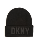 DKNY Junior Black Knitted Hat _D31309-09B