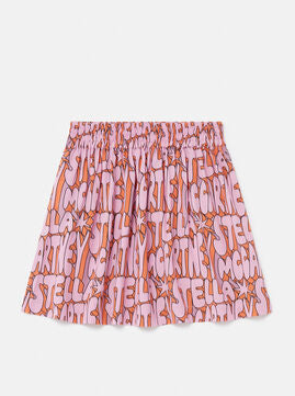 Girl Cosmic Stella Lettering Skirt