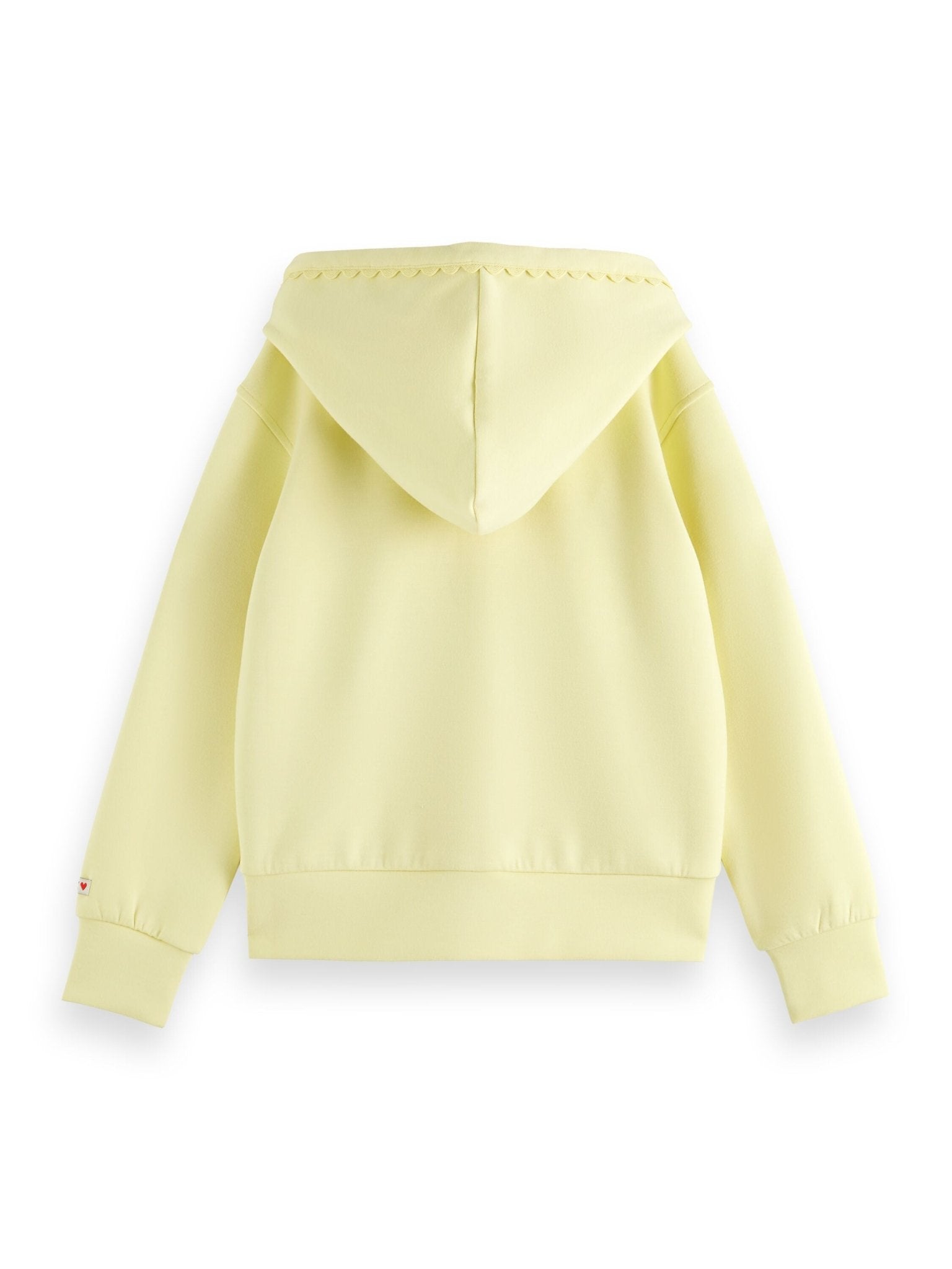 Scotch & Soda Yellow Relaxed Hoodie with zipper _ 175840 - 6925 - NorthGirls