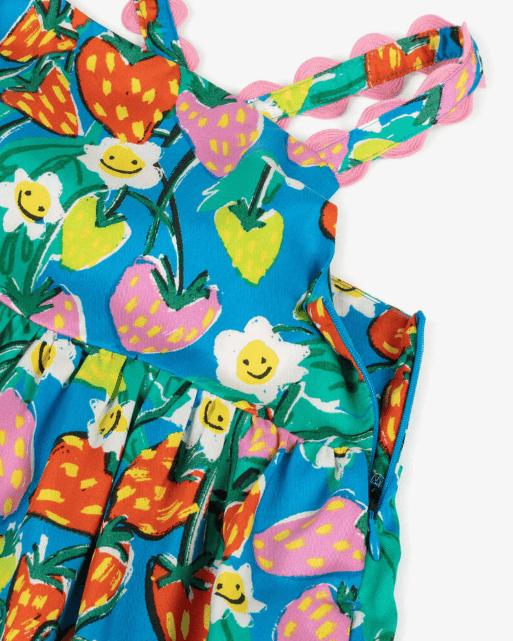 Stella McCartney Girls Strawberry Floral Strappy Dress_ TW1B02 - Z2539 - NorthGirls