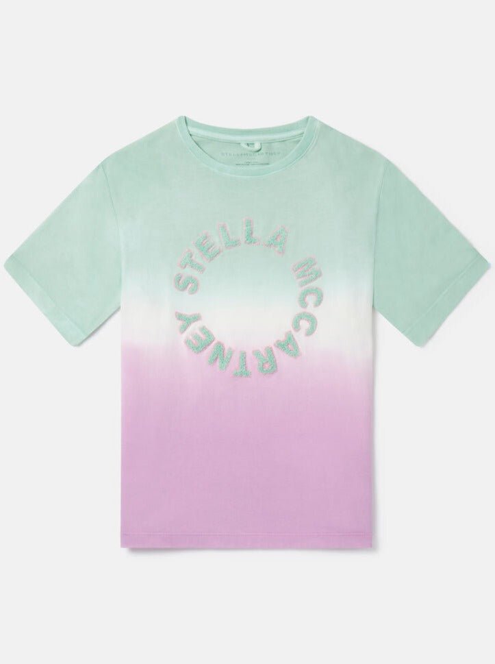 Stella McCartney Multi Colored Tie Dye T-shirt W/ Logo Disk Print _TU8A91 - Z0434 - 999 - NorthGirls