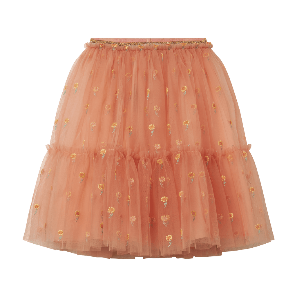 Stella McCartney Sunflowers Tulle Long Skirt_ TU7B04 - L0199 - NorthGirls