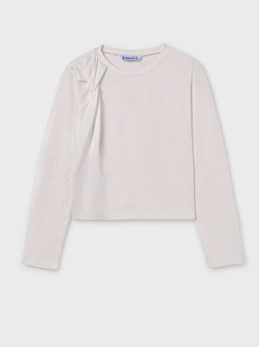 Teen Girl Knotted Long Sleeve Shirt - NorthGirls