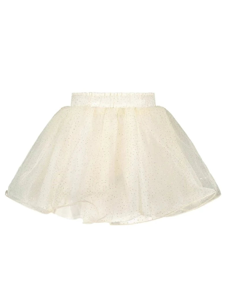 Le Chic Baby  Tracey Sparkly Tulle Skirt Ivory  _C312-7702-008