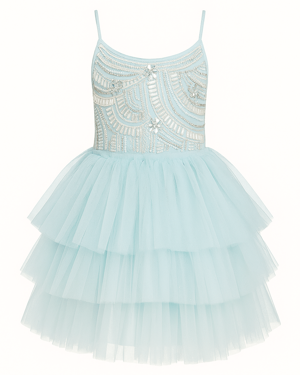 Tutu Du Monde Girls Diamonds & Pearls Dress_ TDM10022 - NorthGirls