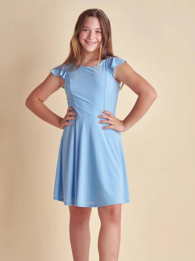 UDT LEAH Ruffle Dress _T3756K - NorthGirls