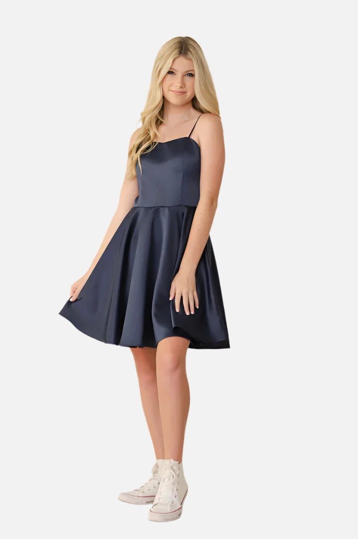 UDT REBECCA Satin Dresses _K5096 - NorthGirls