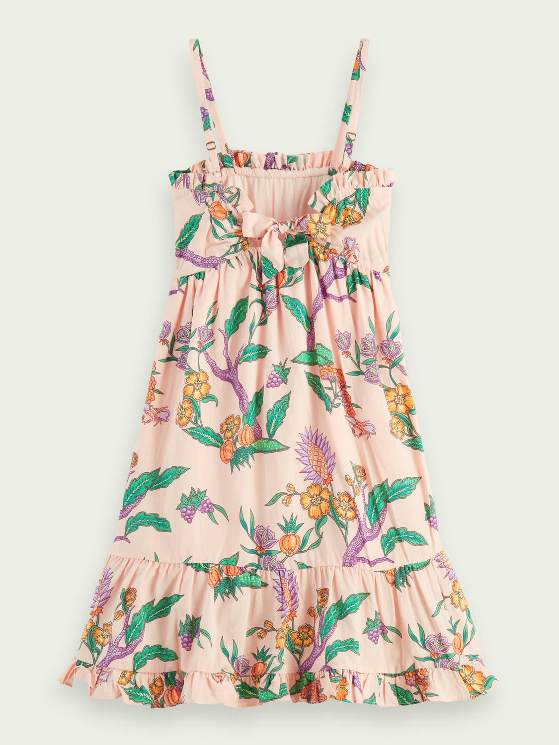 Scotch & Soda Sleeveless Dress w/Floral Print _Pink 170641-5536
