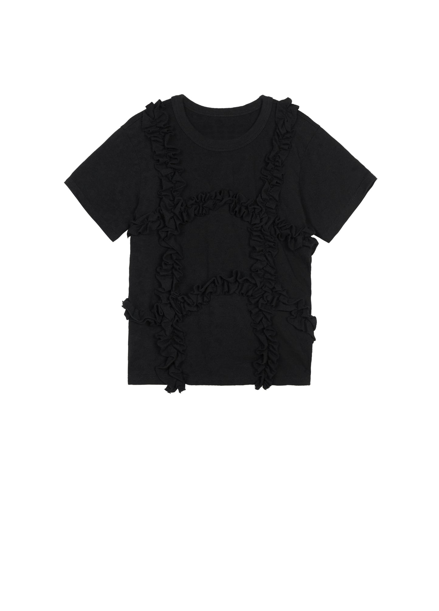JNBY T-Shirt w/Ruffles _Black 1M1111000-001
