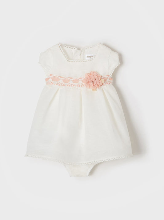 Mayoral Layette  Baby Dress _Natural 1866-46