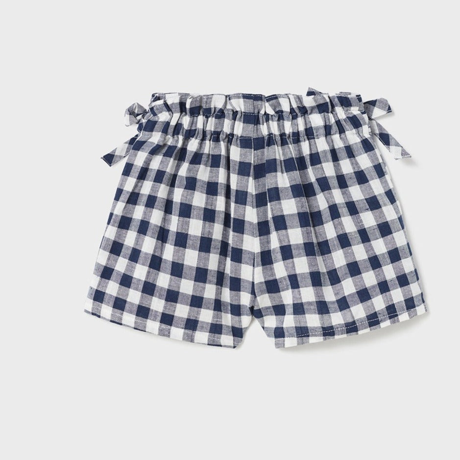 Mayoral Baby Shorts w/Side Bows _Navy 1271-49