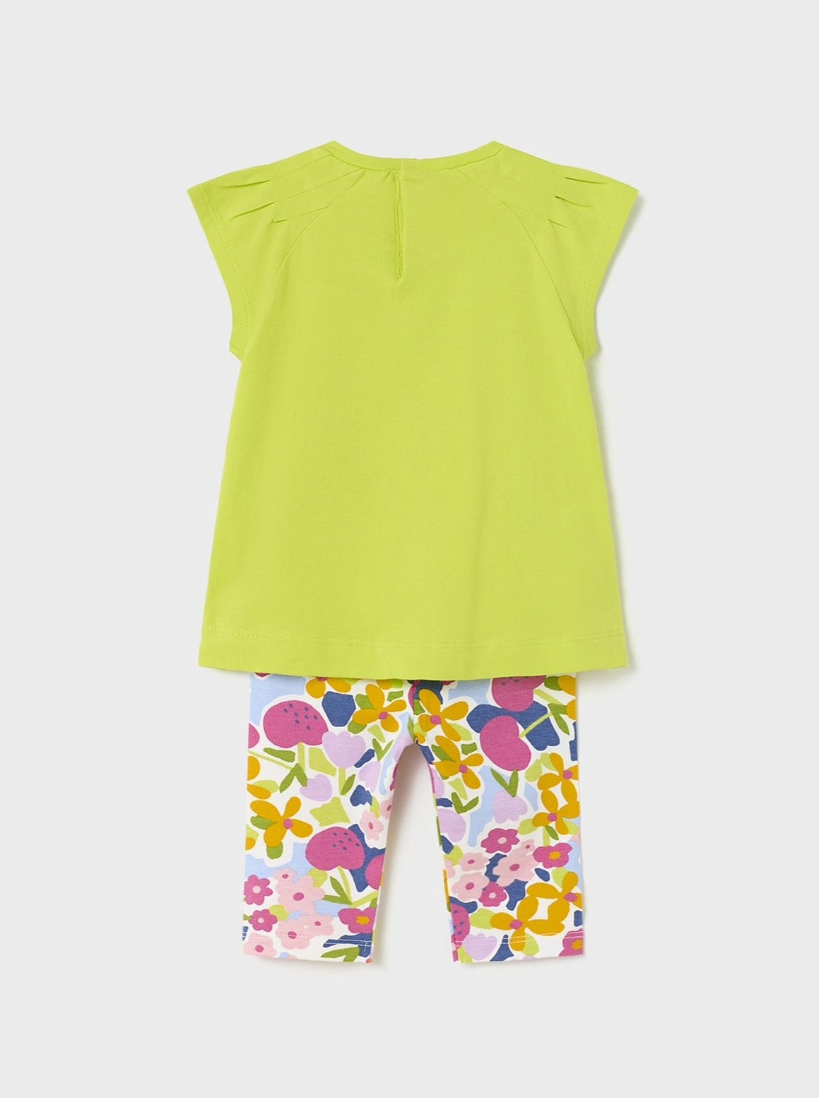 Mayoral Baby Leggings & T-Shirt Set w/Fruit Print _Green 1782-046