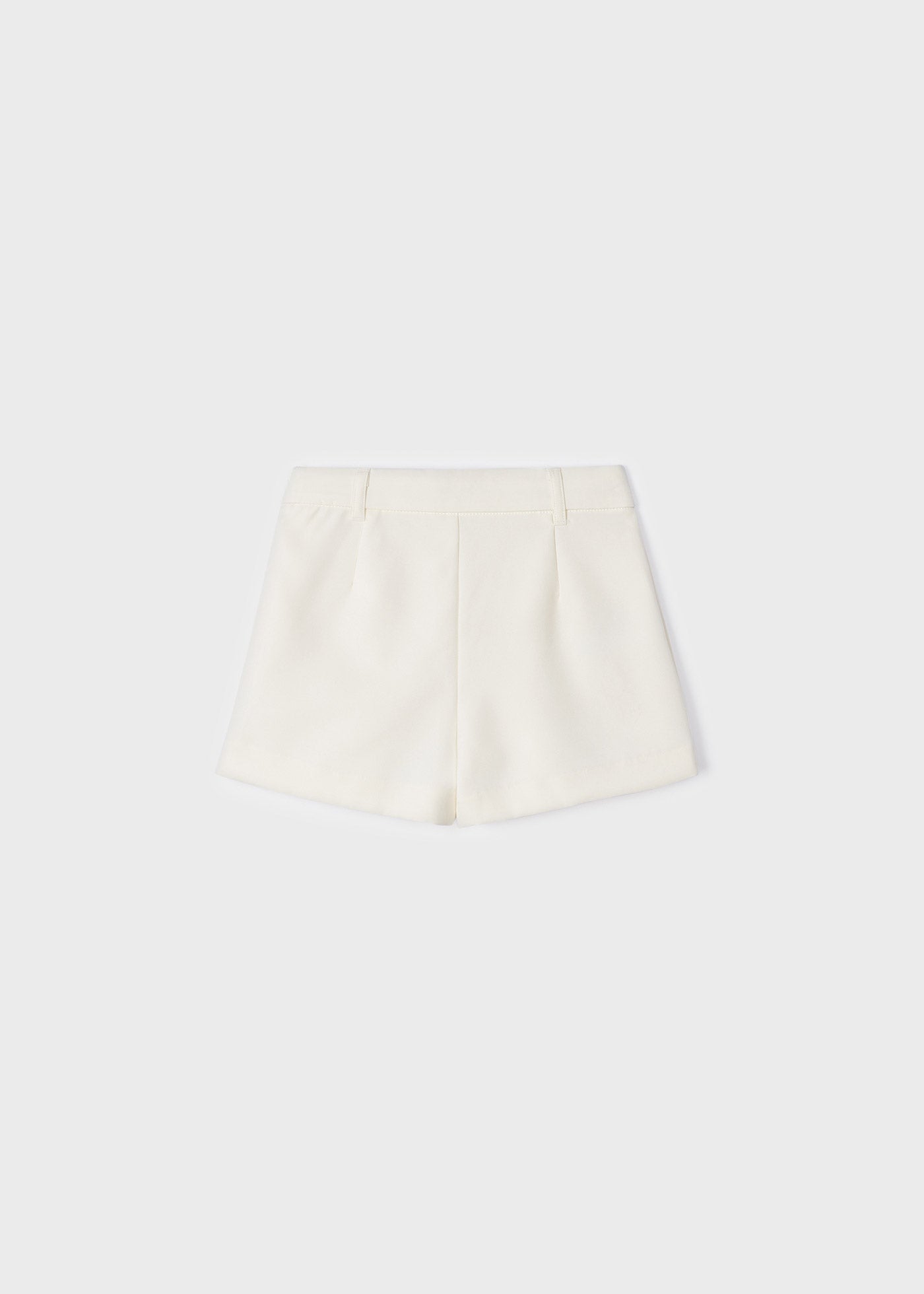 Mayoral Mini Dressy Shorts _Ivory 3202-77