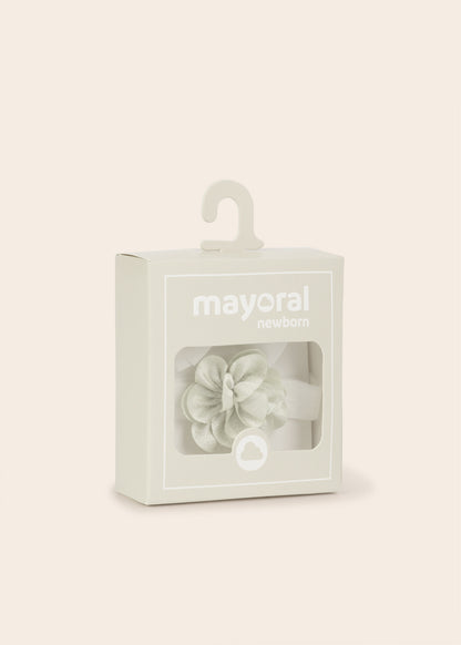 Mayoral Baby Headband & Clip _Cream 9612-023