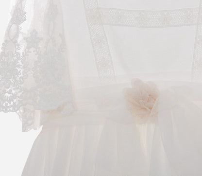 Patachou Embroidery Dress _Off White 3433505_1063