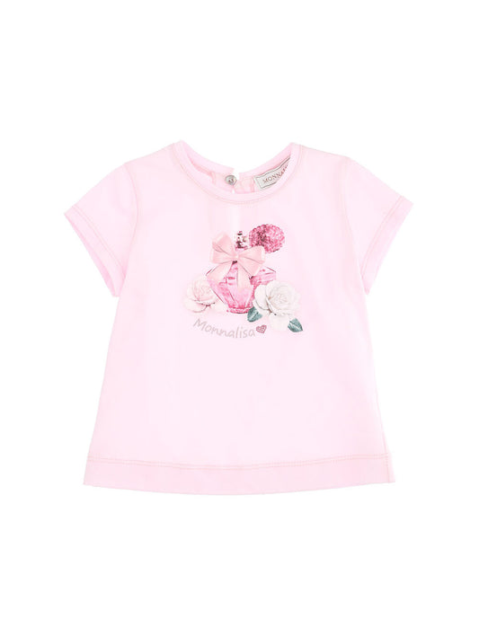 Monnalisa T-Shirt w/Flower Graphic _Pink 310600-0206-0091